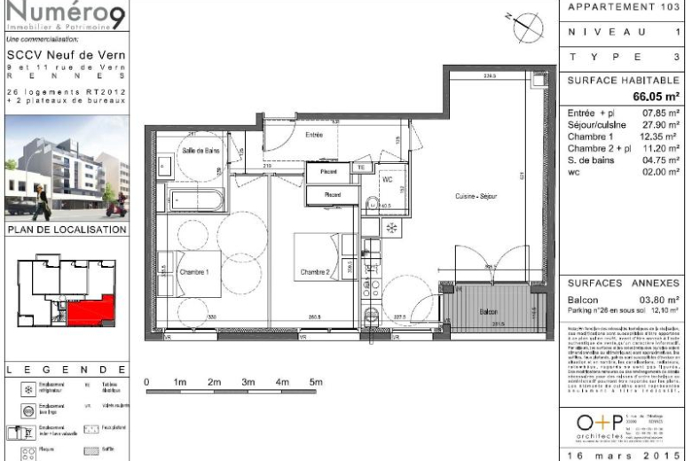 Appartement T3 en location à RENNES (GES03100033-610) - Photo 8